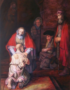 Rembrandt's incredible painting of the prodigal son returning home